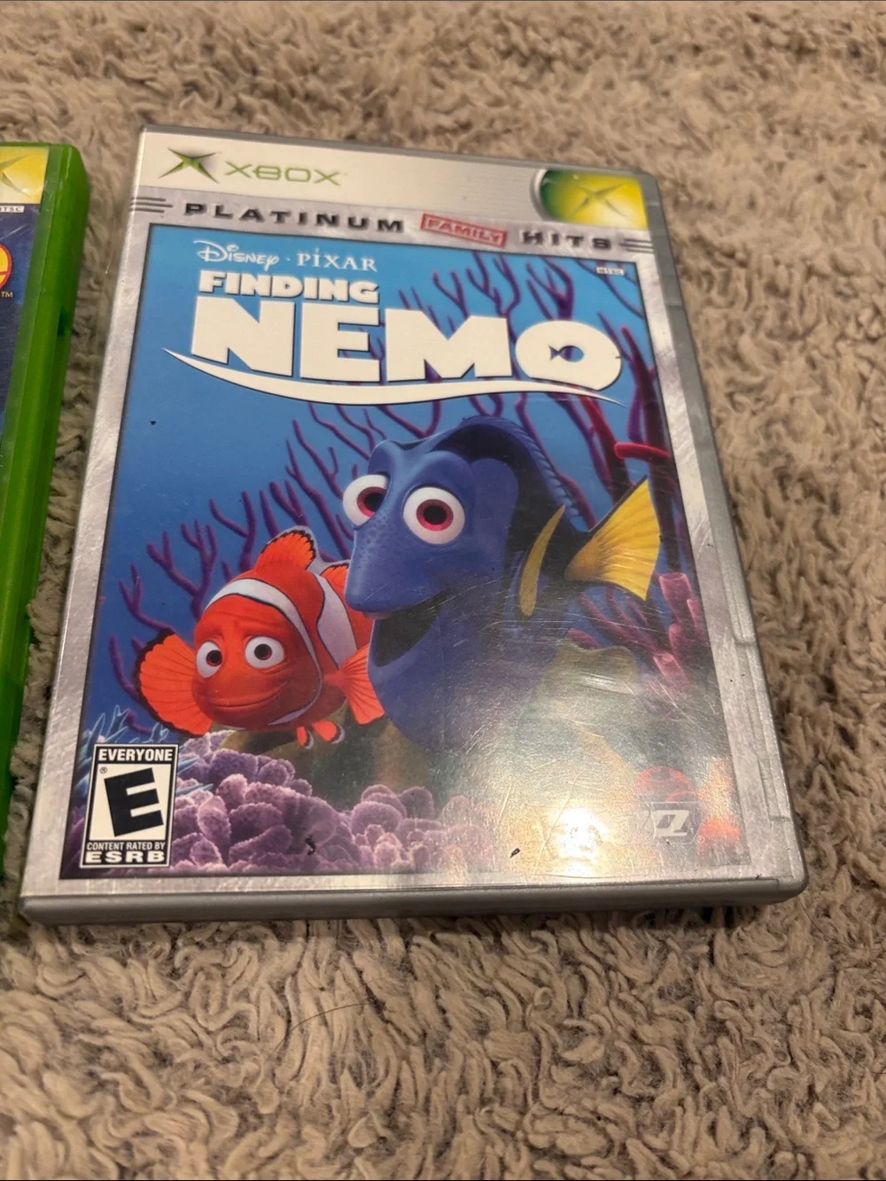Microsoft Xbox Game Bundle OS Finding Nemo Shark Tale Bible Game Good Lot of 3
